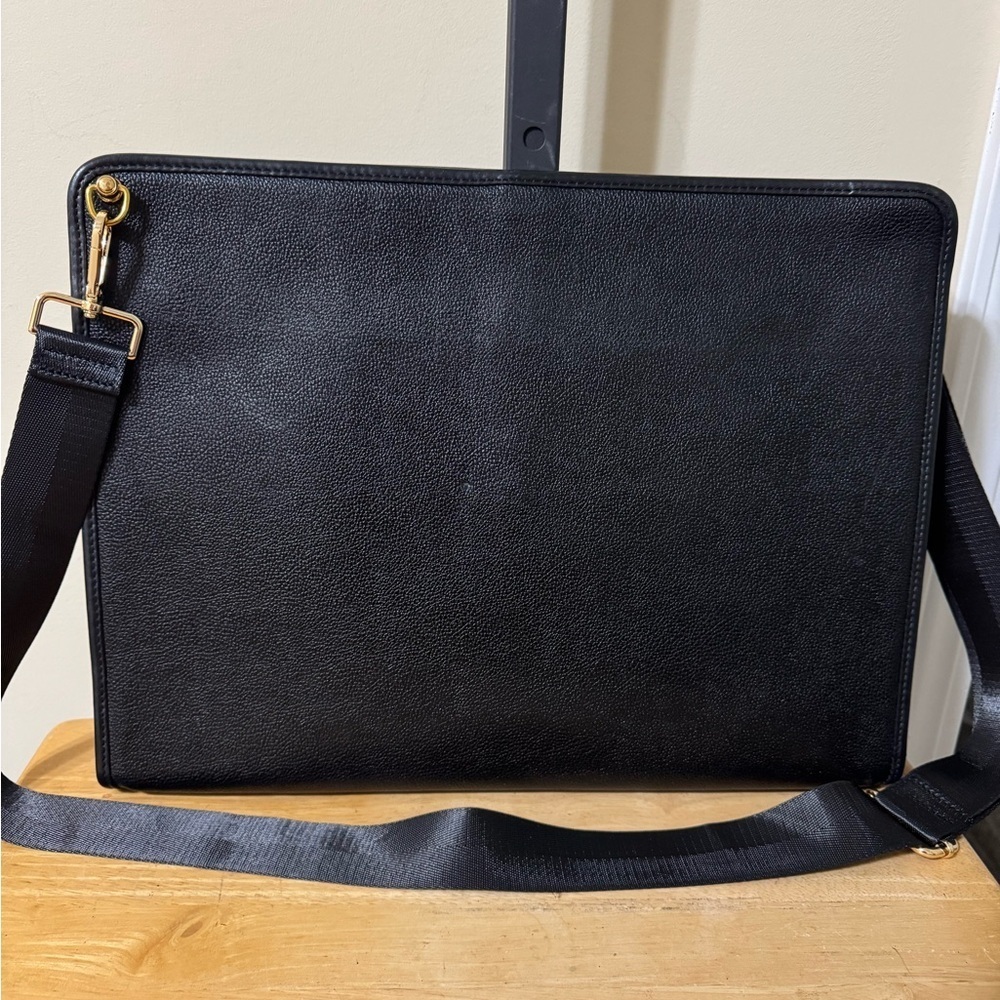 Givenchy Black Leather Portfolio Bag - Picture 2 of 15